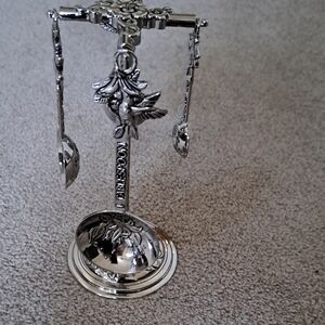 Silver Hanging Spoon Holder
